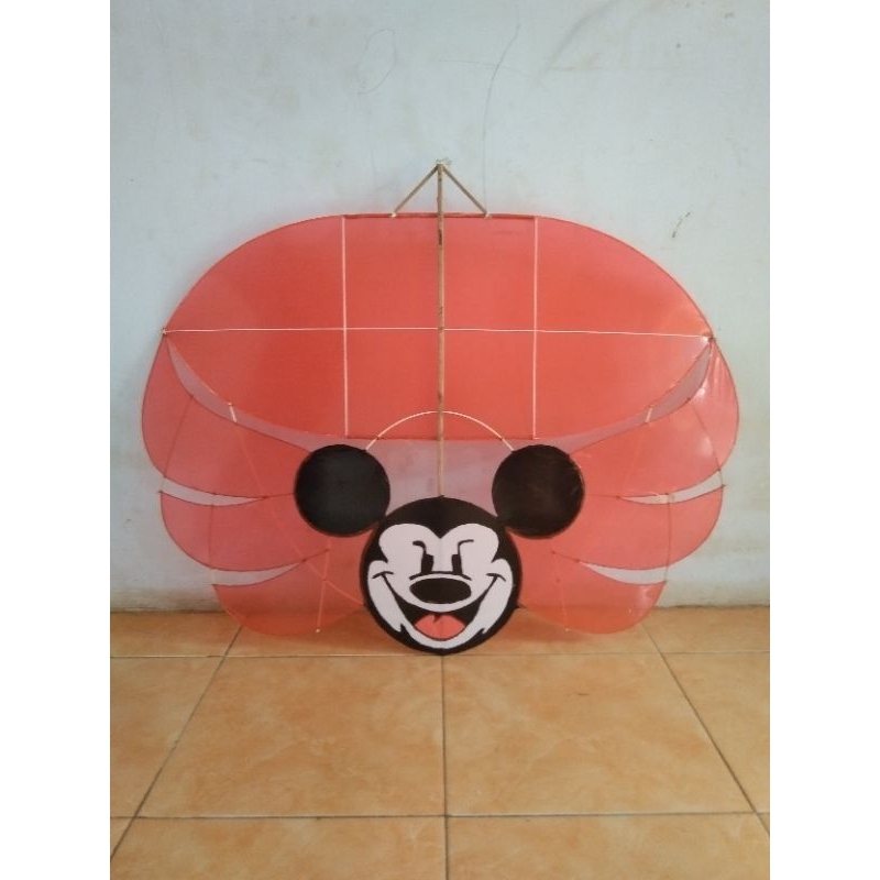 layangan ram raman mikey mouse mini ukuran 90 cm