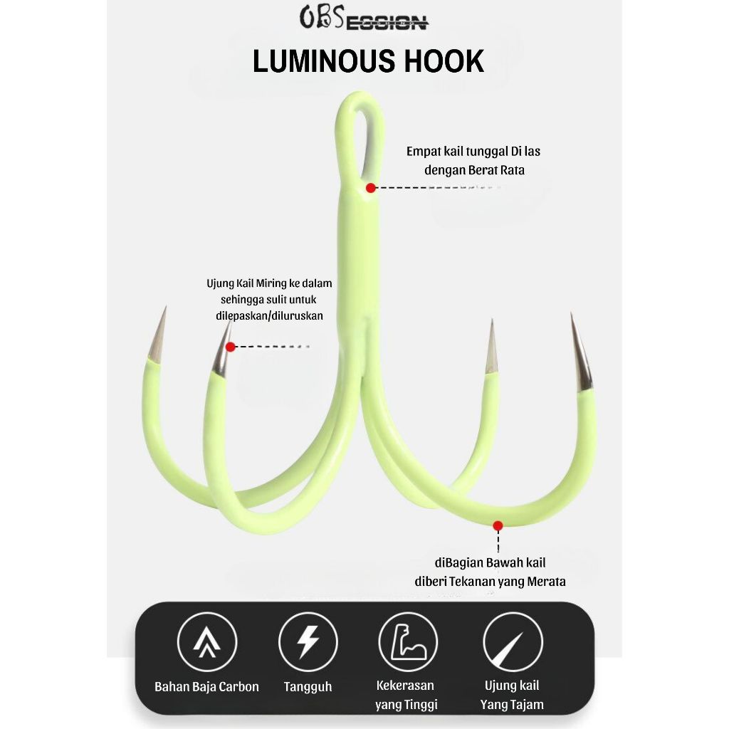 MATA PANCING JIG/ MATA PANCING MINNOW, MATA PANCING LUMINOUS GID SQUID, MATA PANCING EMPAT MATA