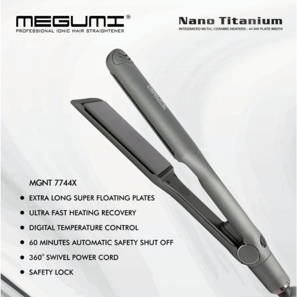 Catok Megumi 7744X nano titanium expert series