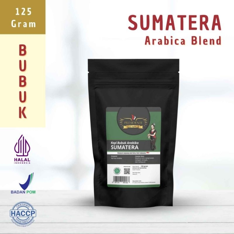 

Kopi Bubuk Sumatera Arabica - BPOM - 125 gram
