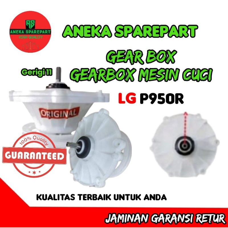 Gearbox/girbox mesin cuci LG gerigi 11 asli original mesin cuci lg gigi 11
