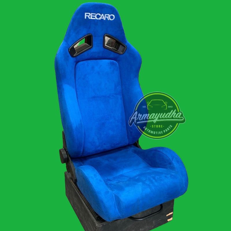 Jok racing Suede Recaro SR7 Biru Blue Import like original