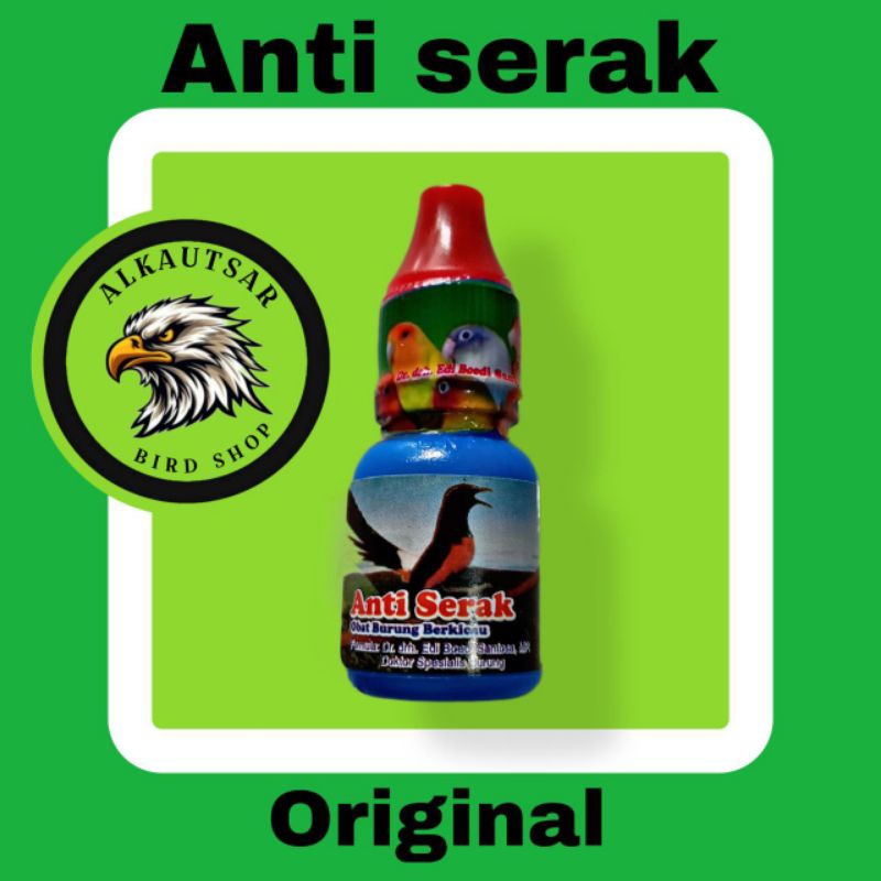 ANTI SERAK ORIGINAL Dr Edi OBAT SERAK BURUNG