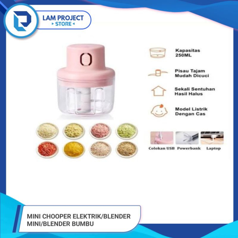 MINI CHOOPER ELEKTRIK/BLENDER MINI/BLENDER BUMBU
