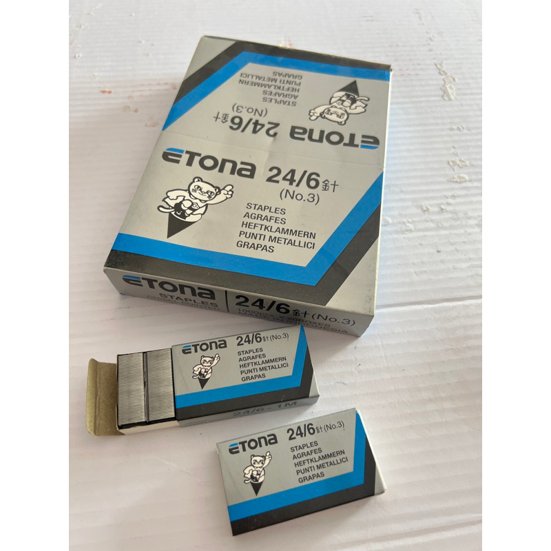 

ISI HEKTER ETONA 24/6 NO. 3 , STAPLES ETONA / BOX
