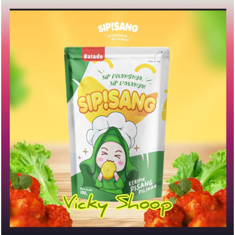 

Keripik pisang 100 Gram Sipisang Rasa Balado Keripik pisang murah gurih enak