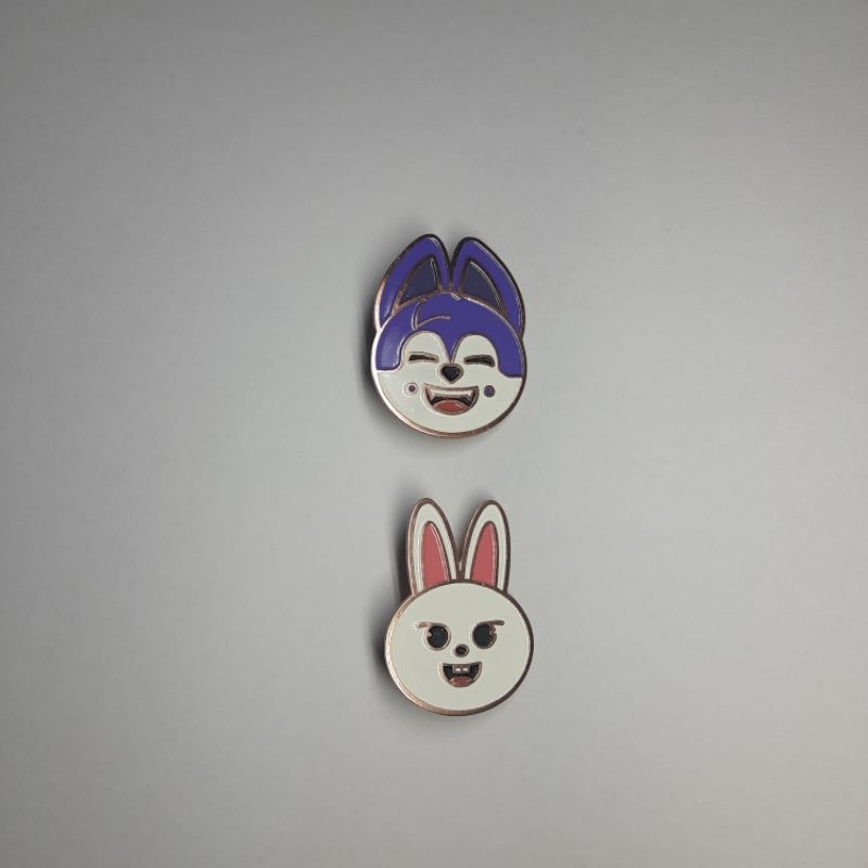 Enamel Pin WolfChan leebit Skzoo Stray Kids
