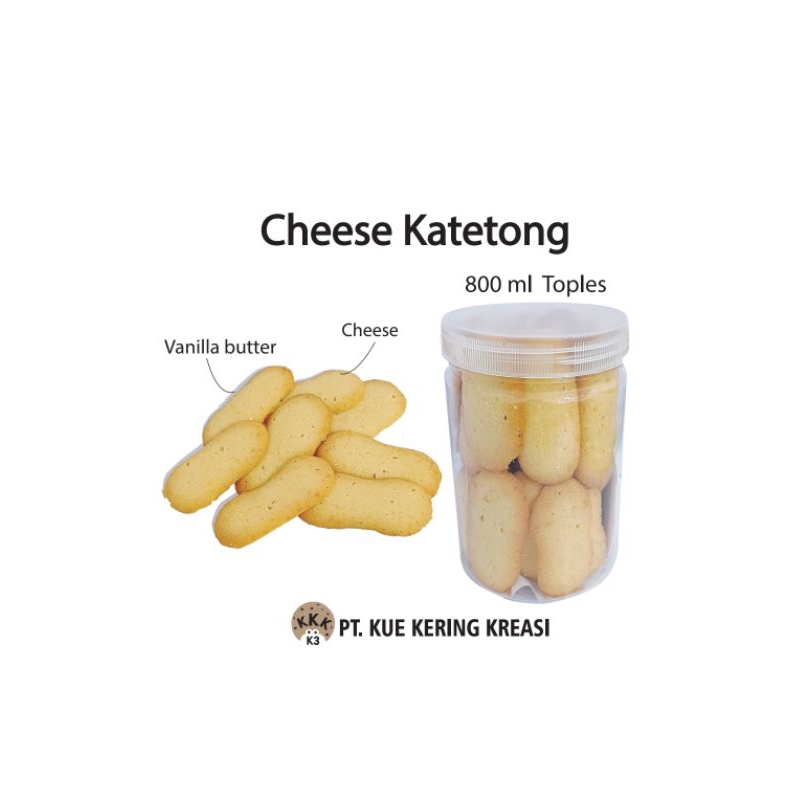 

Cheese Katetong / Lidah Kucing Keju