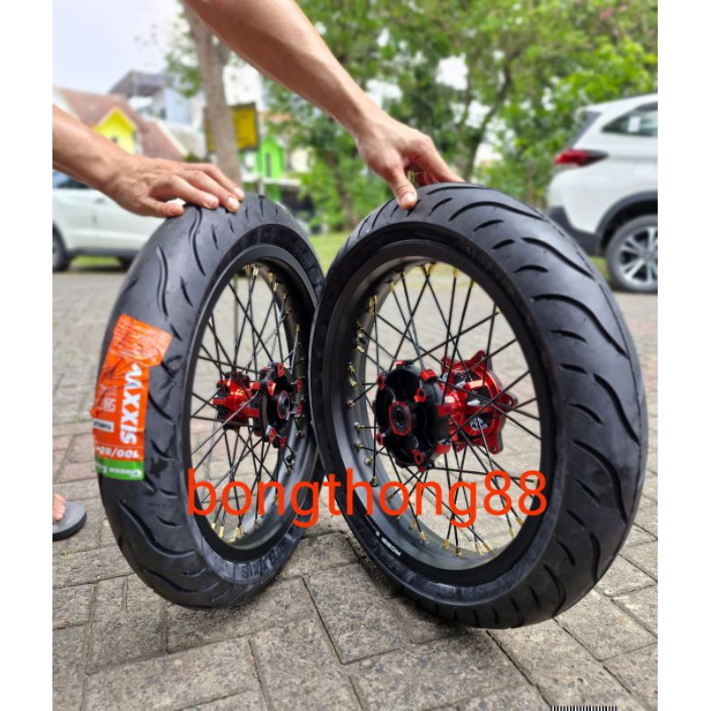 Sepakat Velg  Crf 150 Tromol Scarlet jari jari scarlet velg Rossi Sprint xd 185 215 250 300 350  Rin