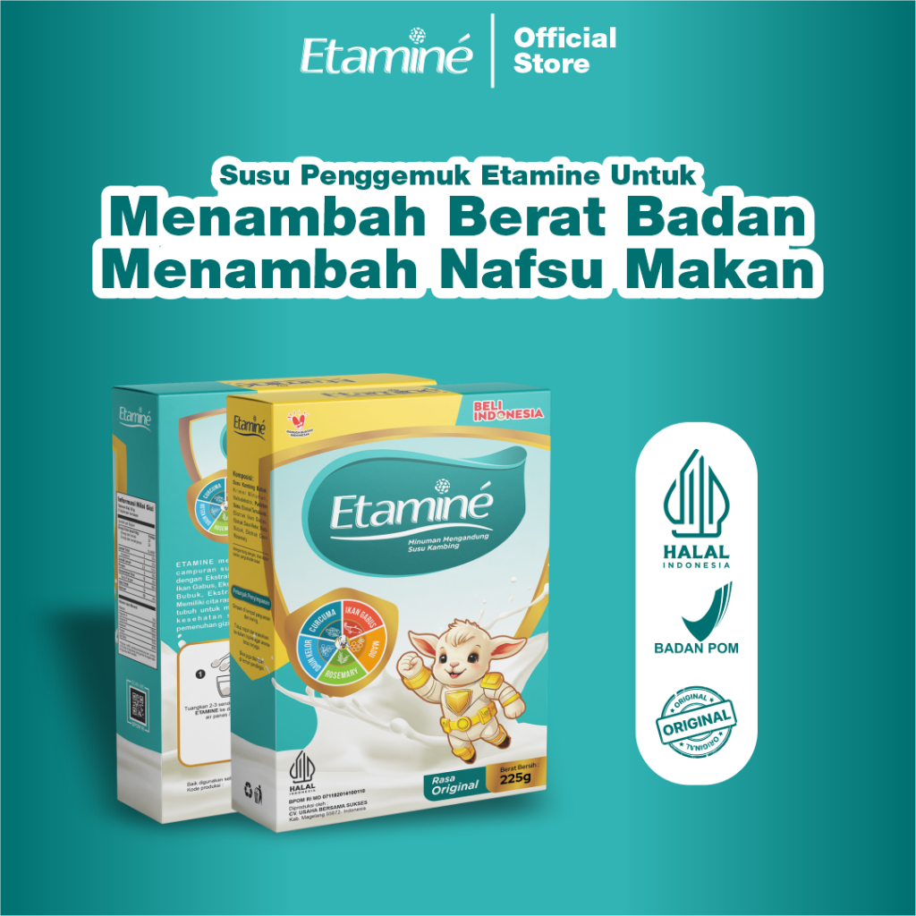 

Susu Penggemuk Etamine Untuk Menambah Berat Badan Menambah Nafsu Makan