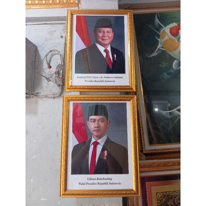 Bingkai + Foto Presiden & Wakil Presiden