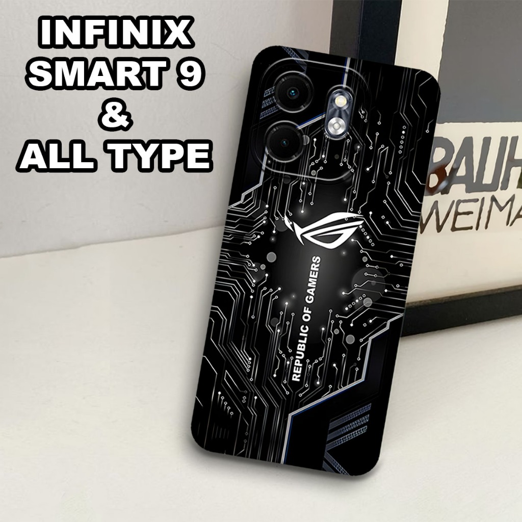 (CFS32) Softcase procamera   untuk Hp INFINIK SMART 9 Motif Cowok /Case INFINIK SMART 9 bahan karet 