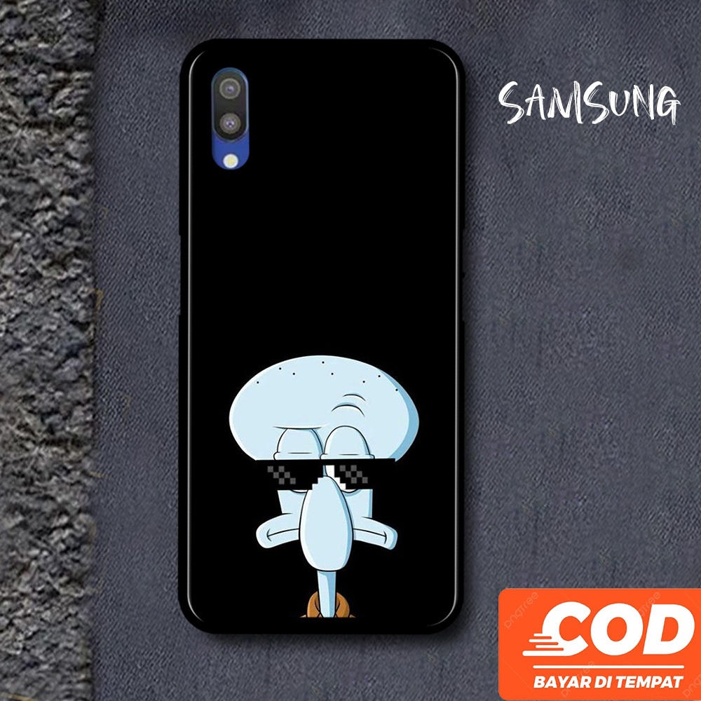[A24] Squidward Custom Casing Samsung M20/M10 Case Pelindung Hp Aesthetic Lucu Viral Unisex Terbaru