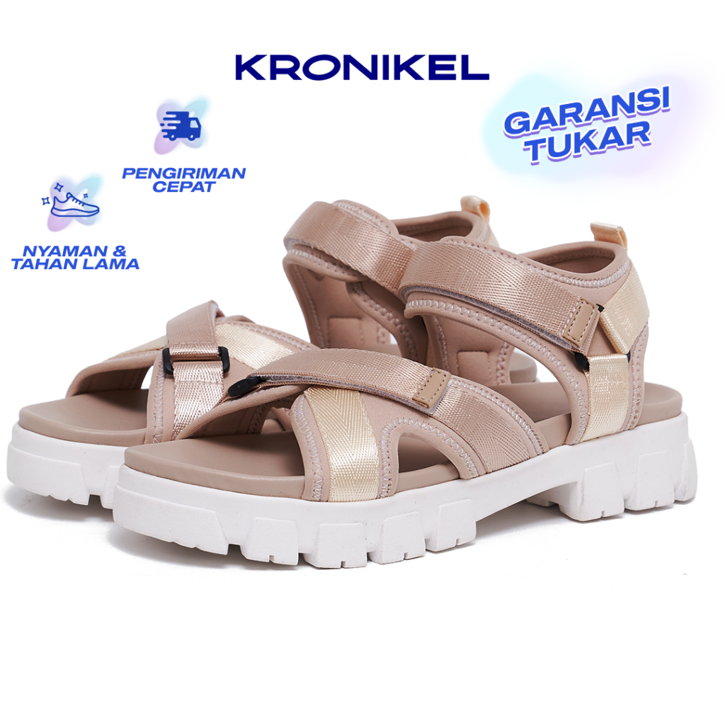 KRONIKEL Azka Sandal Tali Wanita Kasual