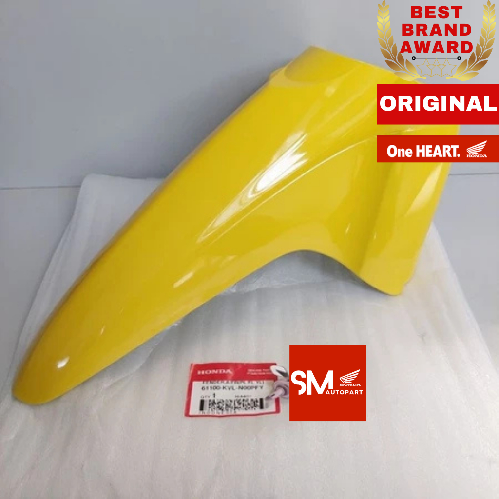 61100-KVL-N00PFY Slebor Spakbor Depan Supra X 125 (2007-2013) Kuning Original