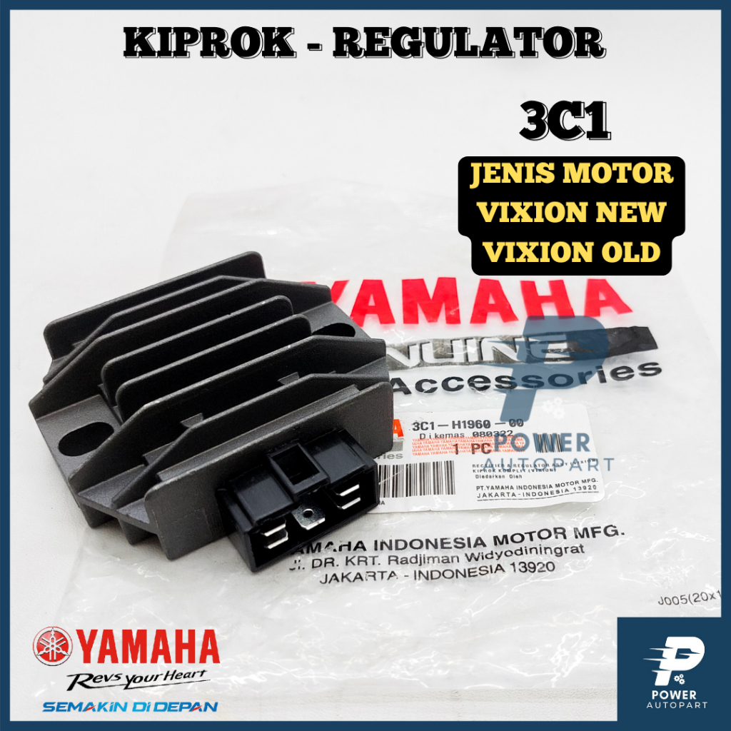 KIPROK REGULATOR 3C1 YAMAHA VIXION OLD 2007 - 2012 KUALITAS TERBAIK - 3C1