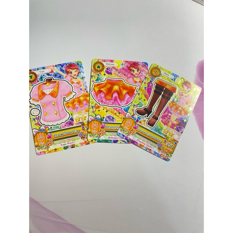 AIKATSU KAEDE ICHINOSE ORANG STAGE SET COORD