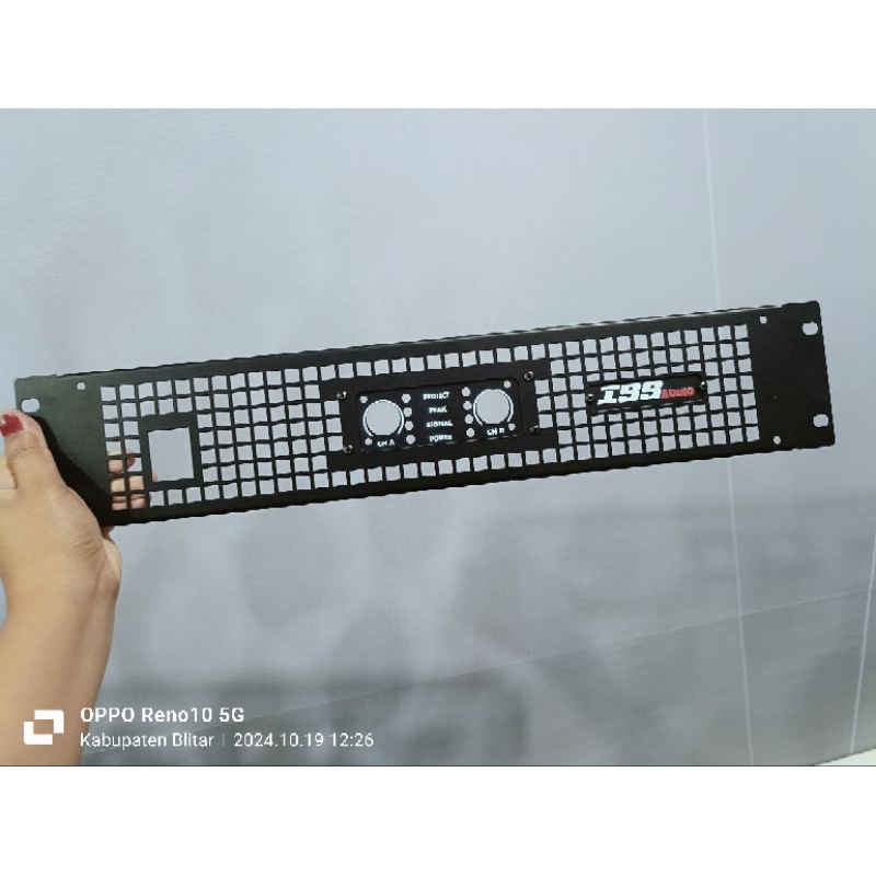 plat Power 2u2ch depan belakang