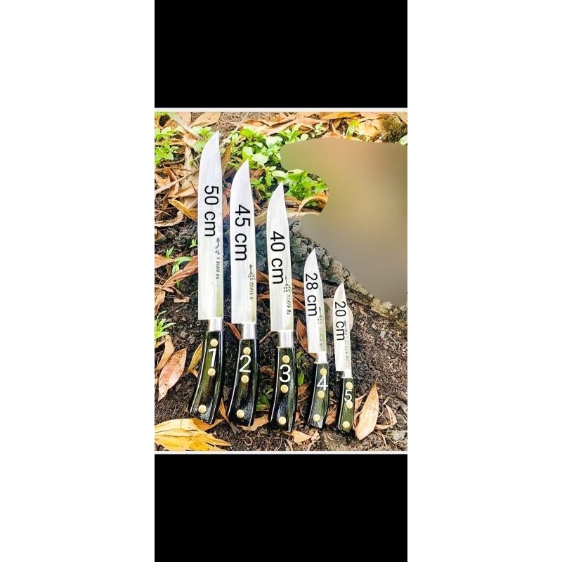 PISAU DAPUR CAP GARPU ASLI /PISAU SEMBELIH/DAGING BAJA ASLI SUPER TAJAM