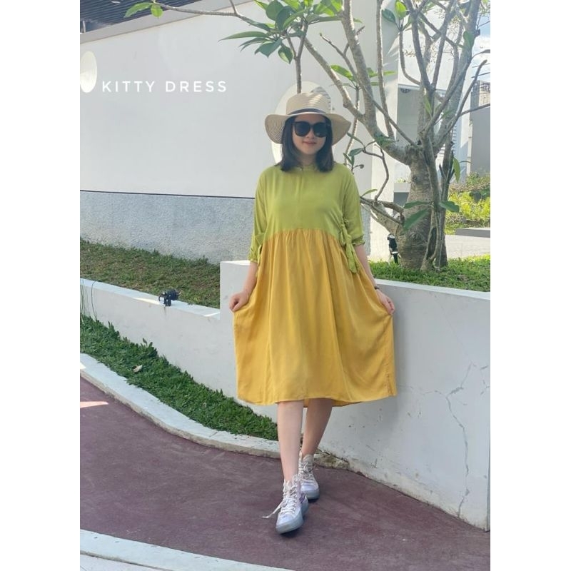Daster Kekinian- Daster Simple bagus- Dress model Kitty Dress- Daster pendek nyaman/Daster Murah