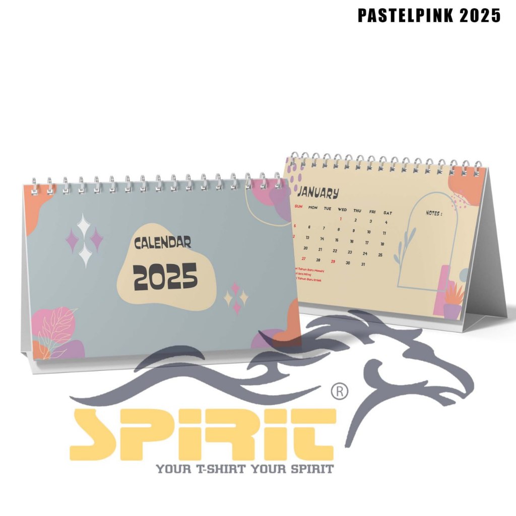 

Kalender Duduk / Meja 2025 Aesthetic Simpel Modern dan Elegan