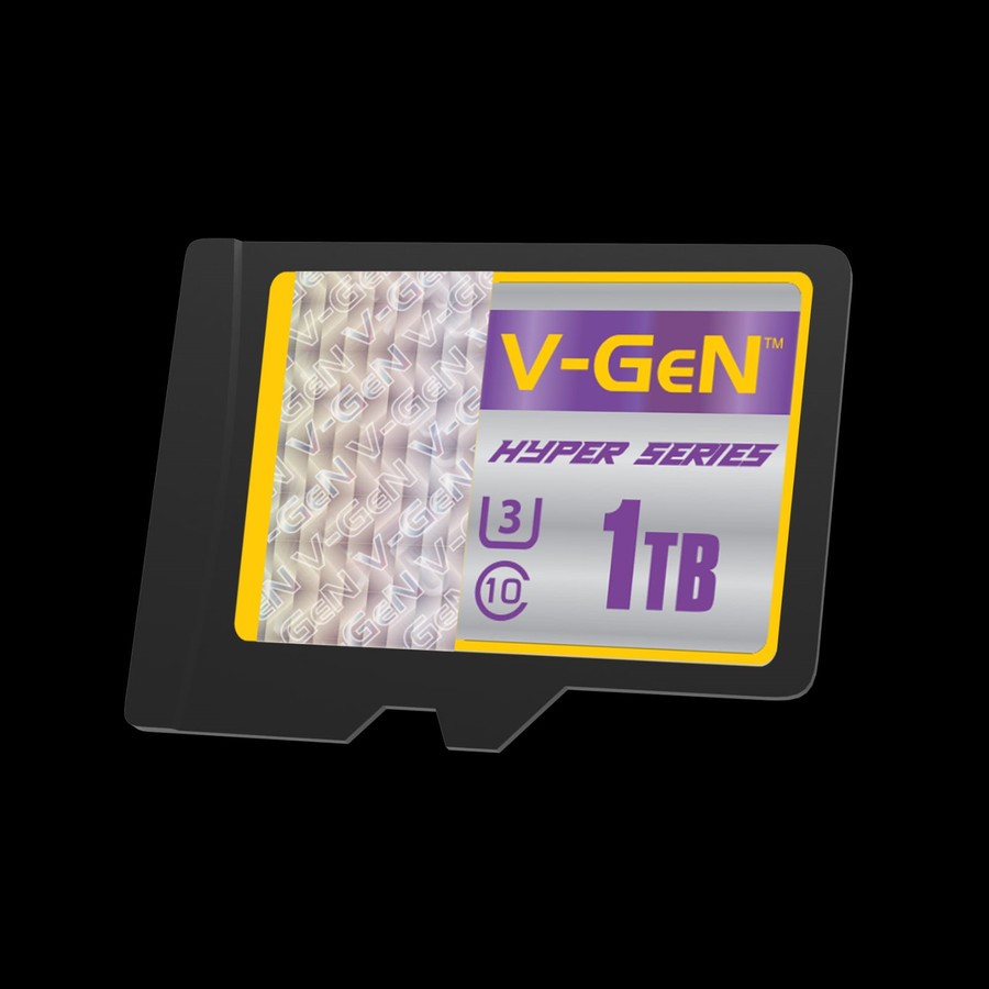 MicroSD V-GeN Hyper 1TB Class 10 Memory Card Micro SD VGEN