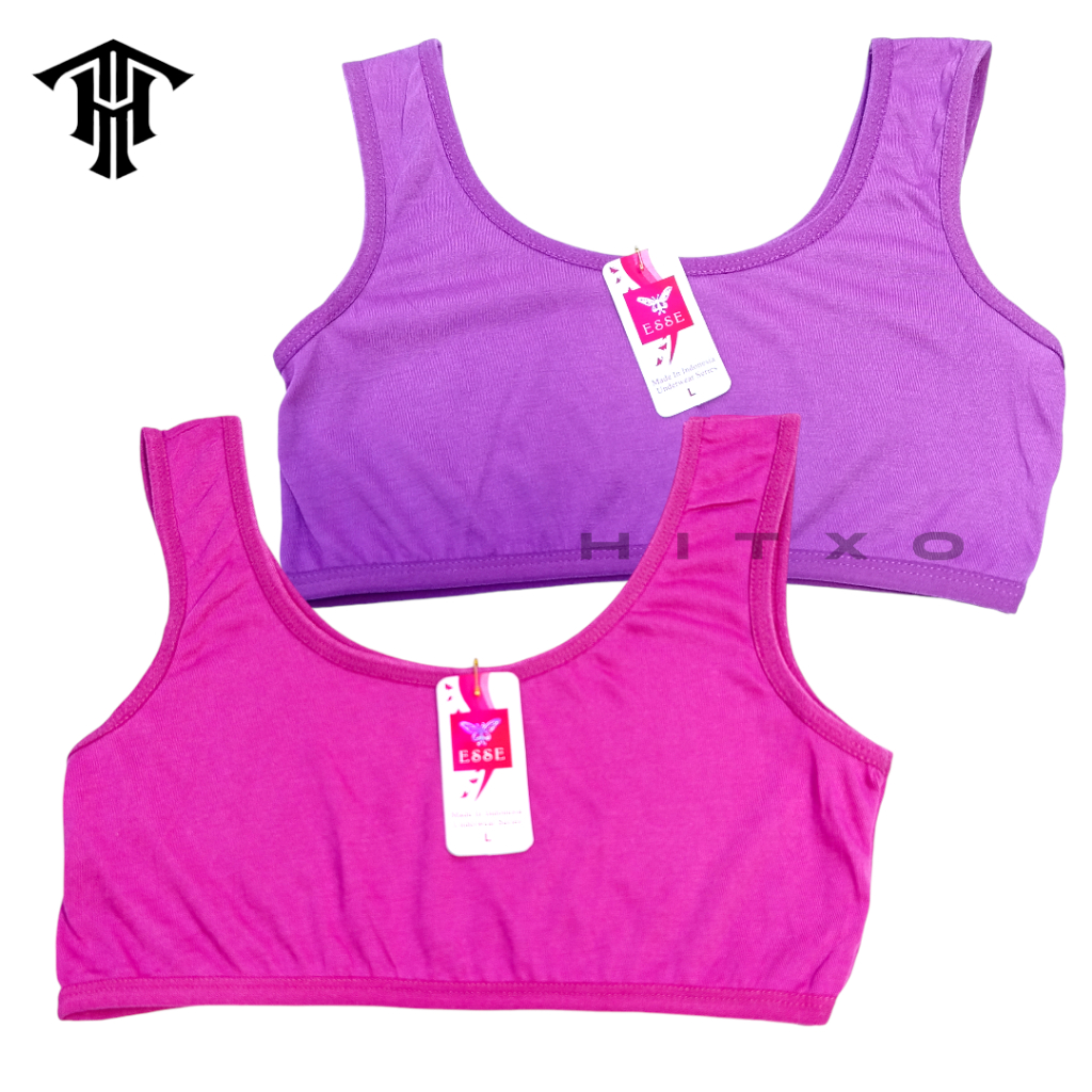 Bra Miniset Anak Sd 12 Tahun 4 Pcs Dalaman Anak Perempuan Mini Set Polos Tali Lebar