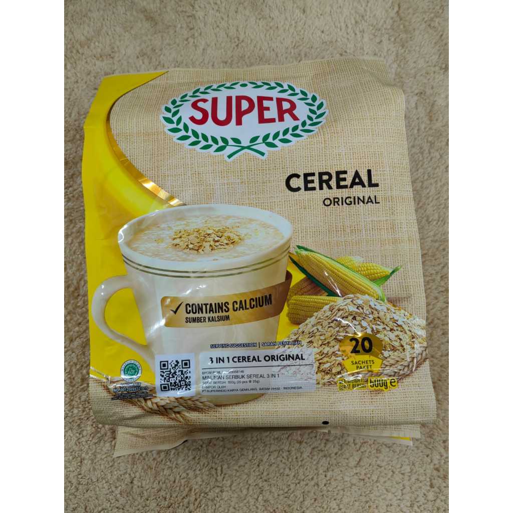 

Cereal Super 3 in 1 Cereal sereal jagung oat