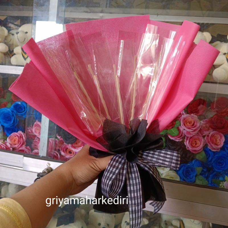 buket uang kosong 10 lembar spunbond ready kecil (free packing)