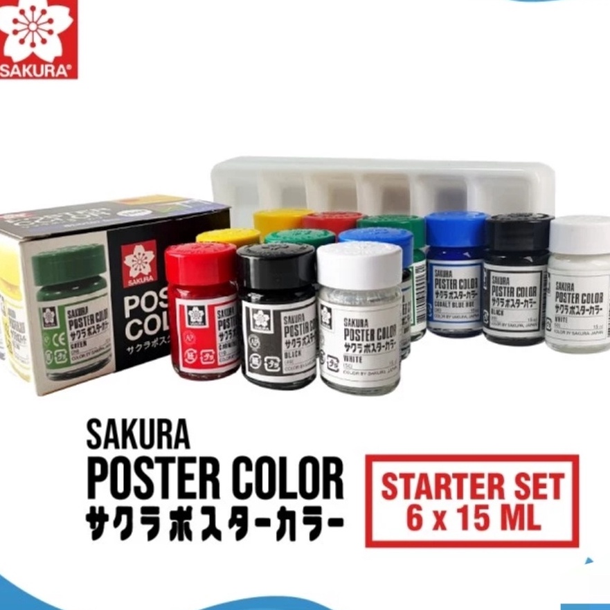 

KP8 Sakura poster colour set 6 15 ml