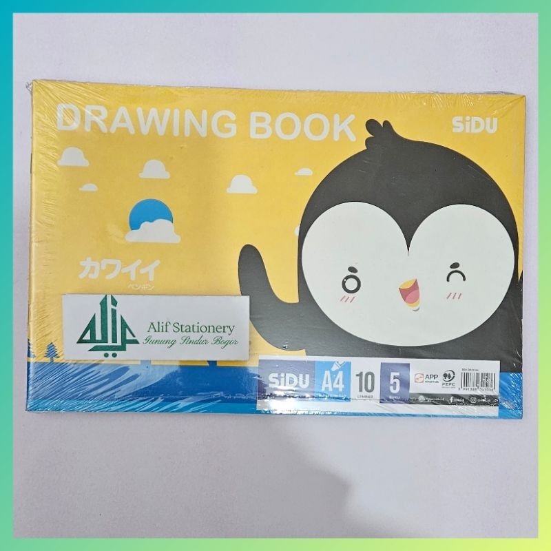 

Buku Gambar Drawing Book Sidu Ukuran A4 (1 pak isi 5 Buku) Random