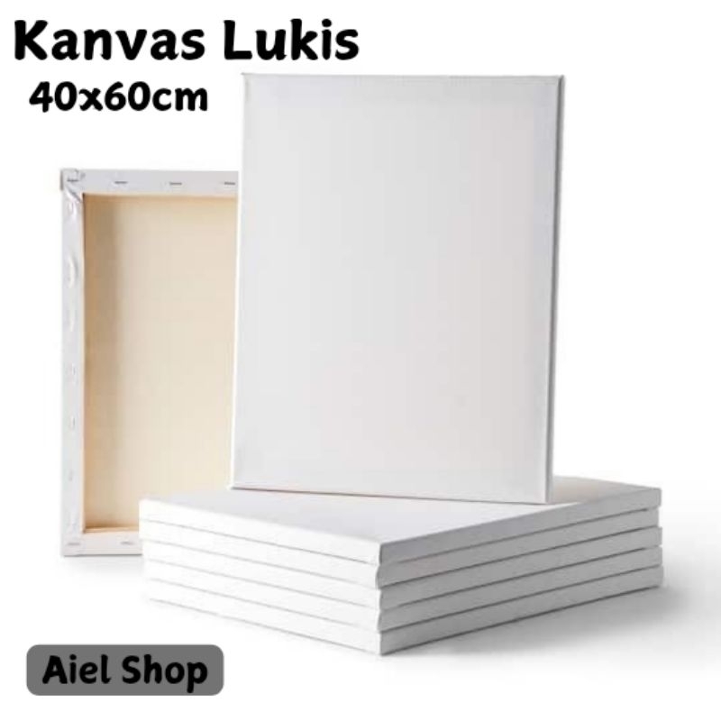 

Kanvas Lukis+Frame/Spanram 40x60cm | kanvas siap di lukis | kanvas kualitas terbaik ukuran 40x60cm