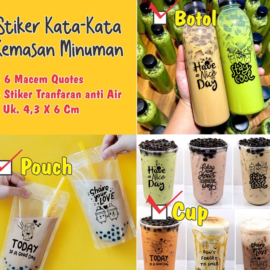

FG2 Stiker Quotes Minuman Kemasan Kekan