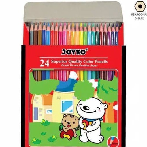 

KI3 Pensil Warna Joyko 24 Warna Panjang CP24PB