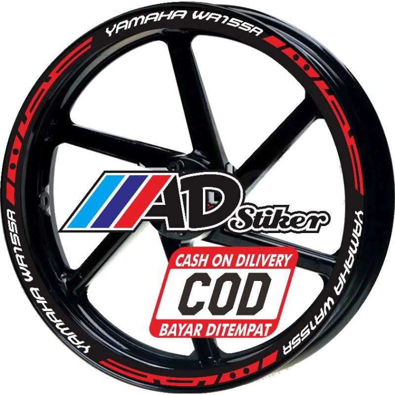 CUTTING STIKER LIST VELG YAMAHA WR155R RING 17