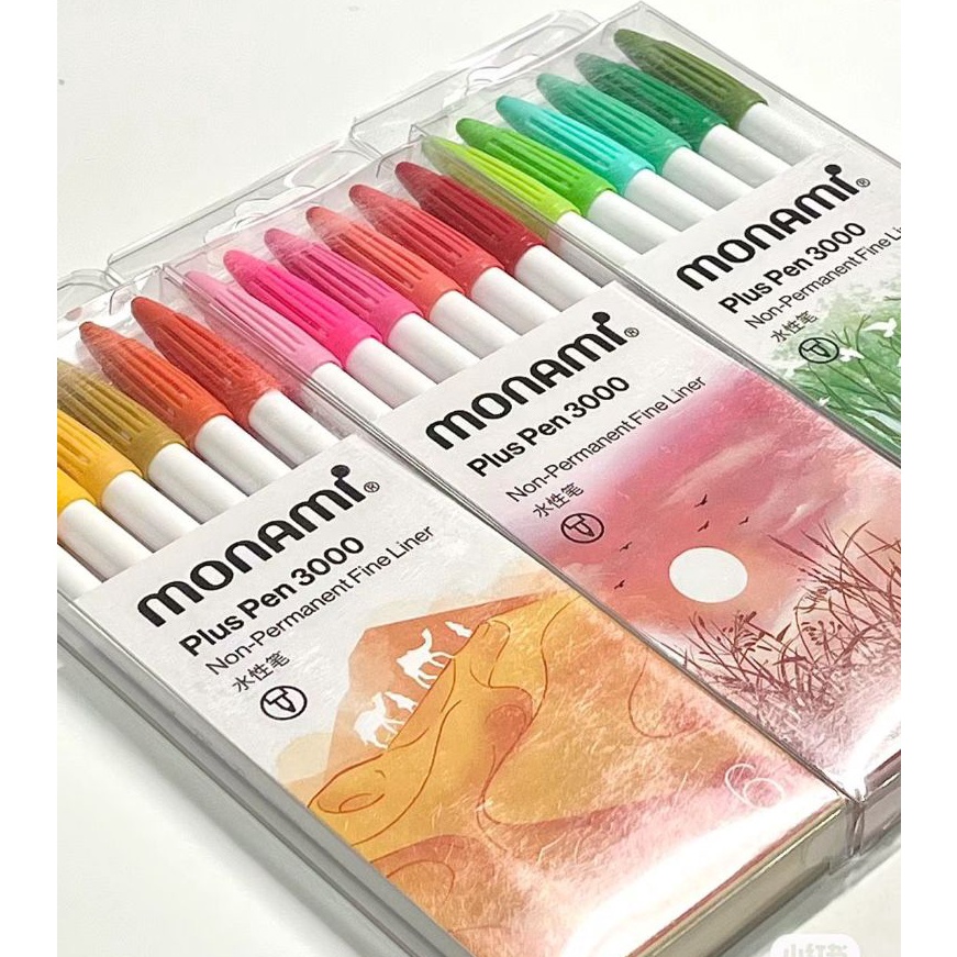 

Terlaris Set Color Monami Plus Pen 3 Waterbased Finer Marker
