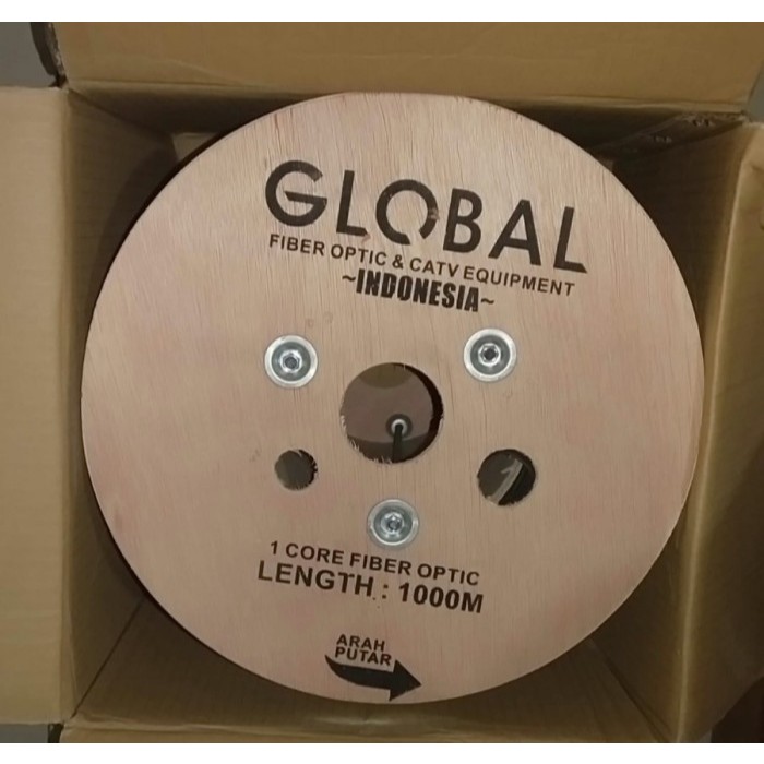 Kabel Fiber Optic FO Global Dropcore Global 1 core 3 seling eceran
