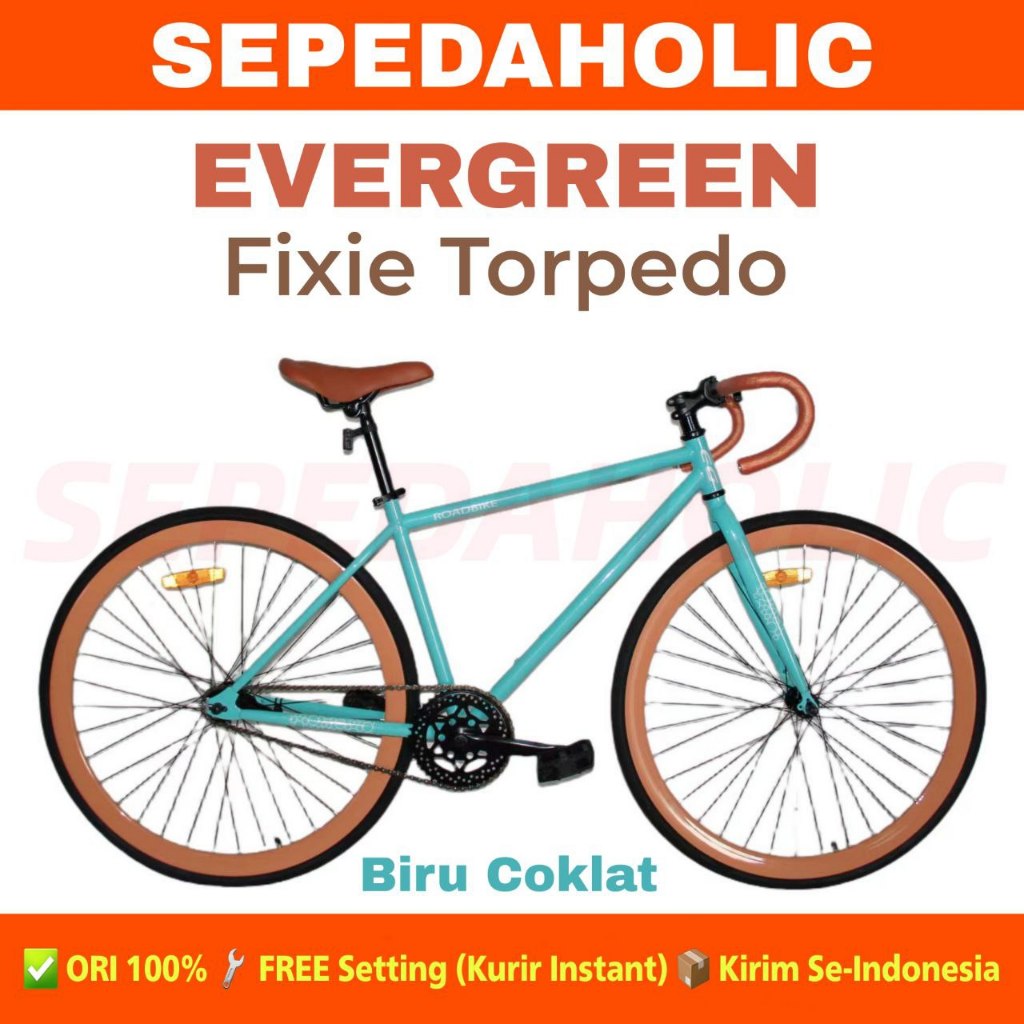 Sepeda Fixie EVERGREEN Torpedo 700C