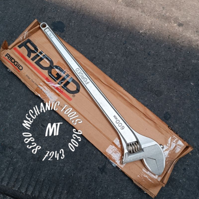 kunci inggris adjustable 24 inch 600 mm ridgid Made In Usa Forged Kunci inggris 24 inch