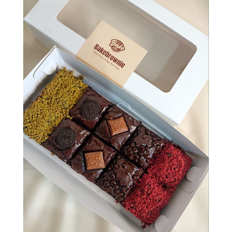 

Brownies Sekat 5 Topping Fudgy Brownies Panggang