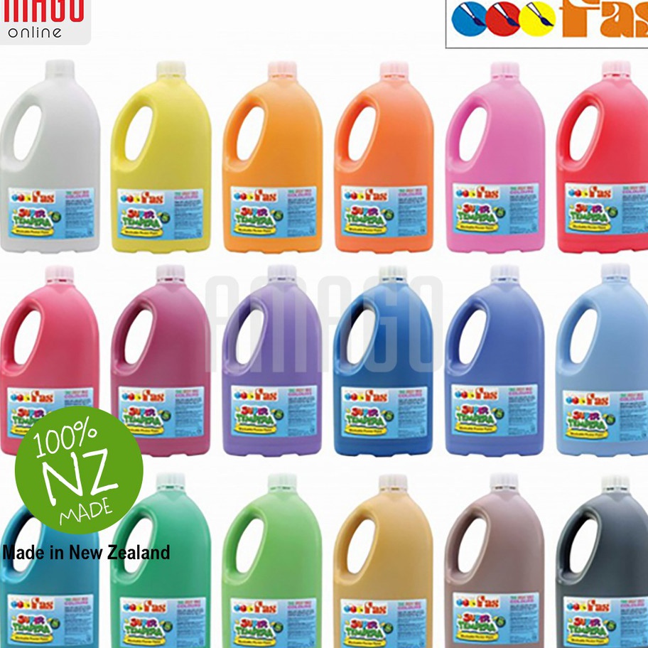 

HJ6 Cat Poster Lukis FAS Tempera Washable Poster Paint 2 liter Pilih Warna