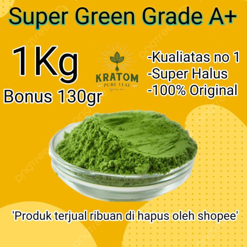 

( GERATIS 130 GRAM )bubuk purli bubuk daun purli bubuk purli purlik bubuk hijau herbal