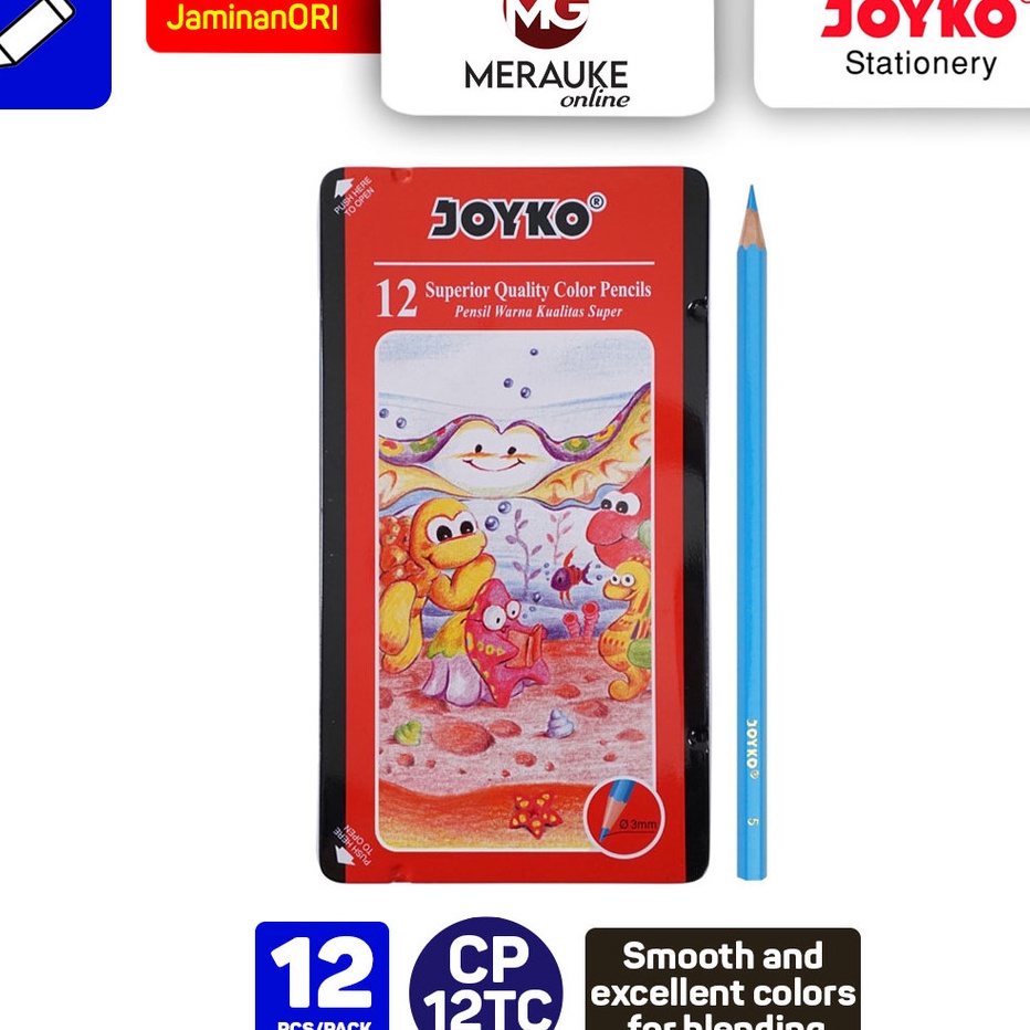 

KF7 Pensil Gambar JOYKO Kaleng CP12TC 12 Warna