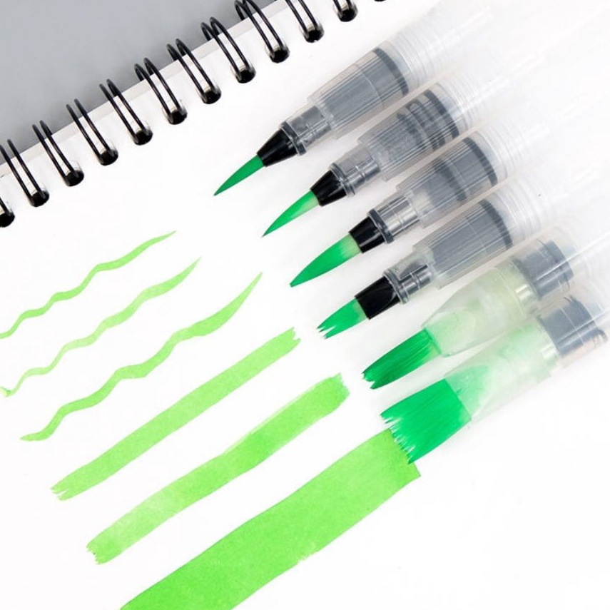 

HJ6 water pen set6 Kuas Cat Air Lembut untuk MenggambarMelukis6pcs