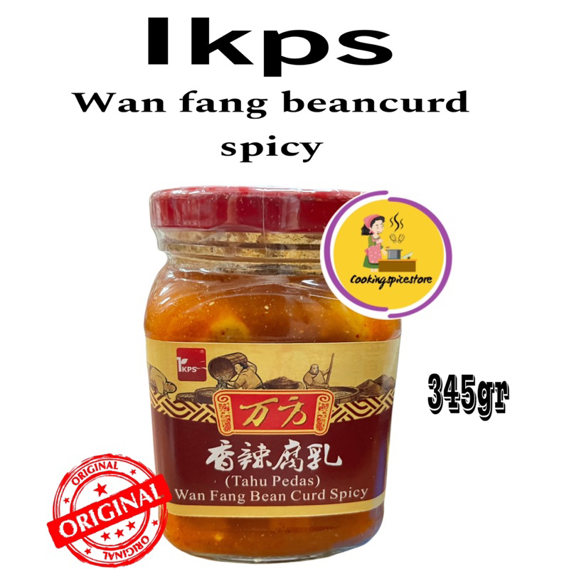 

IKPS Tahu Pedas wan fang bean curd spicy 345 gram fermentasi