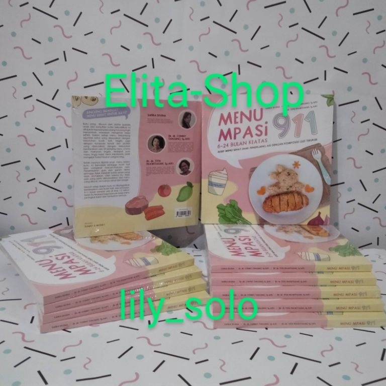 Buku menu bayi MPASI 911 juga eksklusif untuk kado gift parcel ART Q8R7