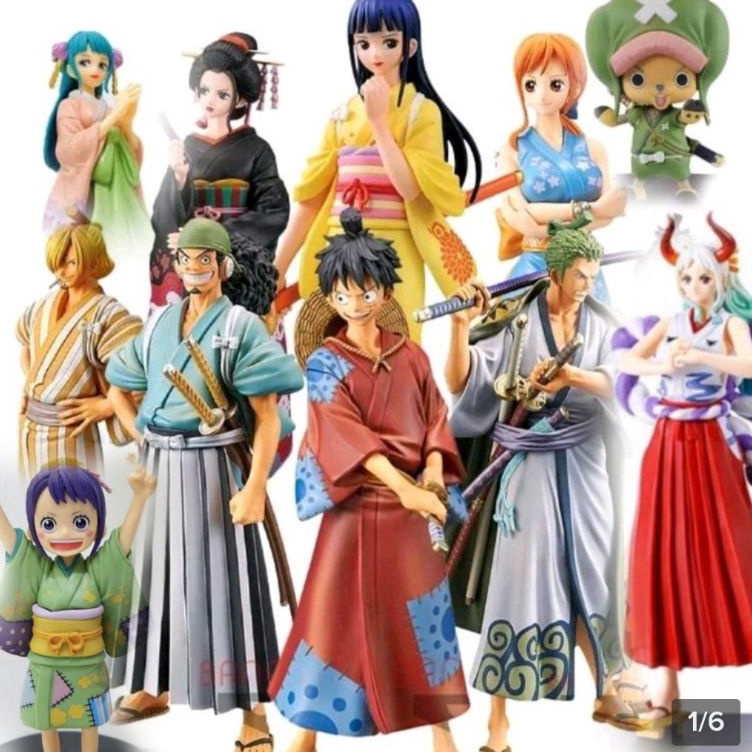 Grosir Merakyat  one piece luffy  sanji  zoro  usop  nami  robin  okiku wano  chopper  edward newgat