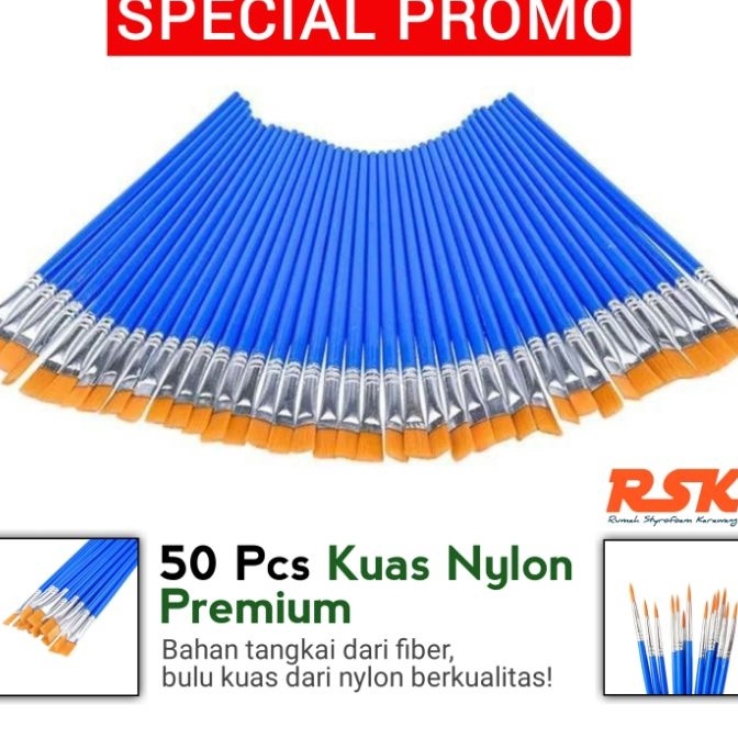 

KP8 5pcs Kuas Lukis Set Paintbrush Paint Brushes Kuas Cat Minyak Dan Air