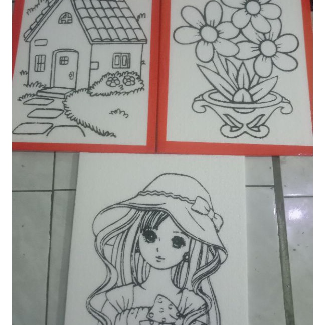 

Promo Styrofoam lukis 3 x4 2 list lakban