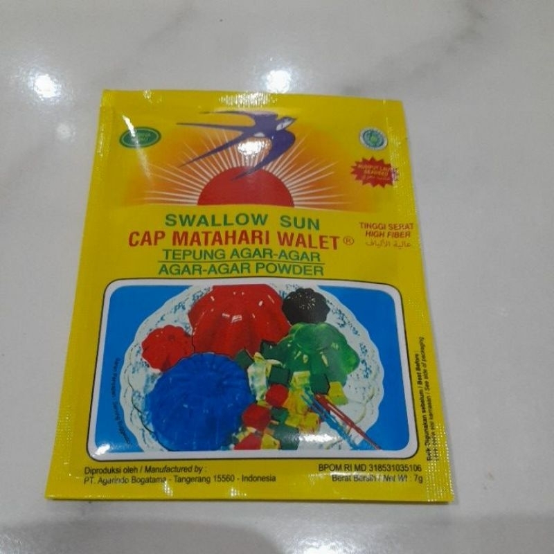 

AGAR SWALLOW SUN CAP MATAHARI WALET sachet 7g